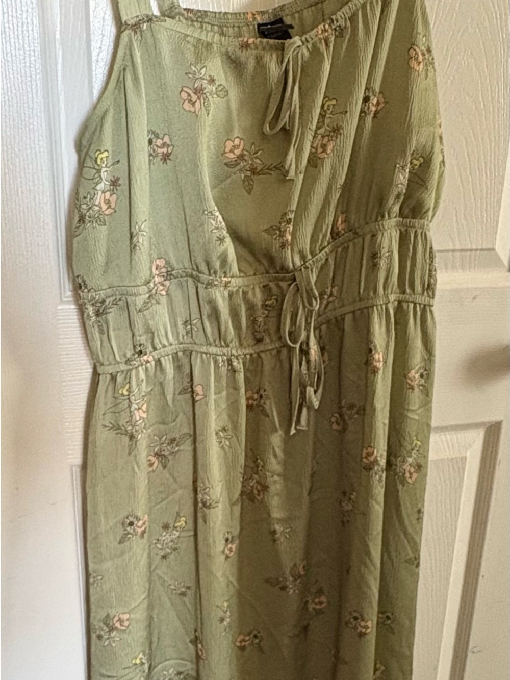 Her Universe Sage Green Floral Maxi Dress